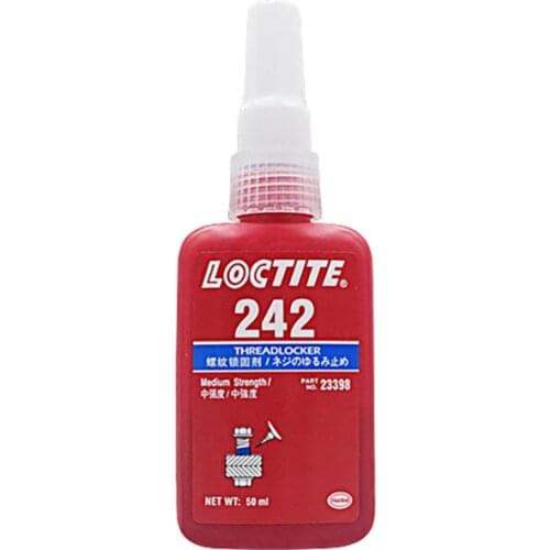 50ml Loctite Screw Adhesive 242 Anaerobic Super Glue High Strength Anti-loose Anti-slip Seal Thread Lock