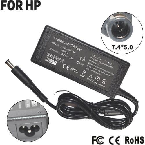 65W 18.5V 3.5A Laptop AC Adapter Power Supply Notebook Charger For HP Compaq G62 CQ45 CQ40 G6