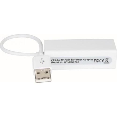 USB 2.0 To RJ45 Ethernet Network LAN Adapter Card Adapter For Windows 7/8/10/XP RD9700 USB Ethernet PC Laptop LAN Adapter