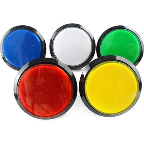 Arcade Accessories 60MM Round Push Buttons Illumilated 12V LED Light Built-in Microswitch Green/Red/Yellow/Blue/White Available