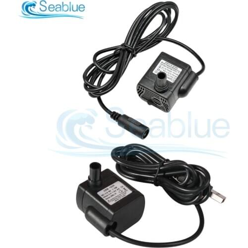 DC 12V JT-1020 5.5*2.1mm 5V USB Connector Micro Submersible Pump 3W Aquarium Fish Tank Fountain Pond Water Pump