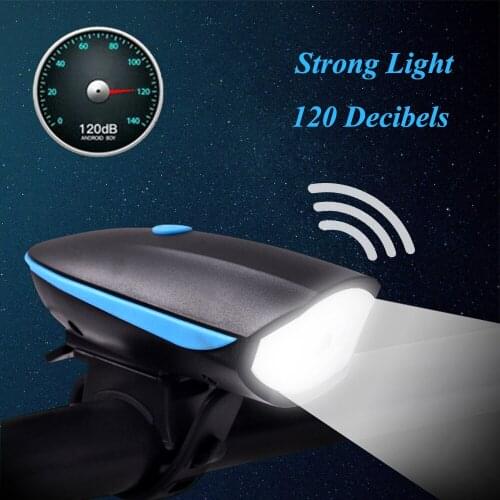 Usb Rechargeable Bike Light Front Handlebar Cycling White Light Battery Flashlight Torch Headlight Bicycle Accessories