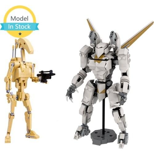 MOC Cool Imitation Mechanical Robot Model Building Blocks ENGEL-01 MK-II Bricks Kit Assemble High-Tech Toy Child Birthday Gift