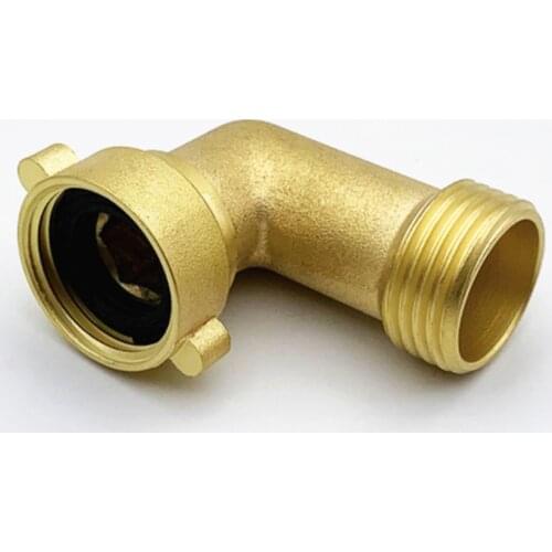 Hose adapter garden hose elbow connector 90 degree brass hose joint elbow suitable for motorhome water pipe hose joint