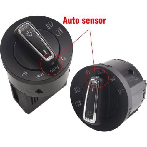 Car Headlight Fog Lamp Switch Headlamp Switch Car Accessorie For VW Golf MK4 MK5 MK6 Passat Tiguan