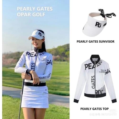 PG Ladies Golf Hat Summer Sports Sun Cap Women Fashion Empty Top Hats