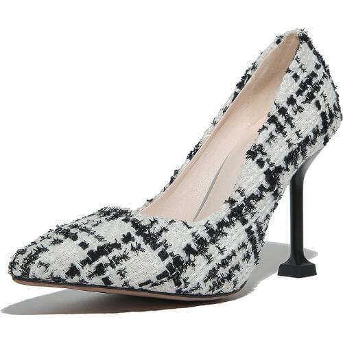 Sexy high with pointed product microfiber code size 32 in 2018-48 shallow fashion shoes 21837