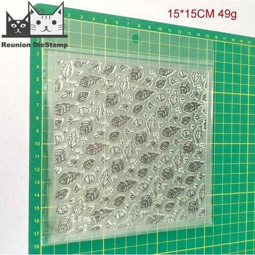 Reunion BLOWING LEAVES CLEAR STAMPS DIY Scrapbooking Card Album Paper Craft Rubber Transparent Silicon Clear Stamp