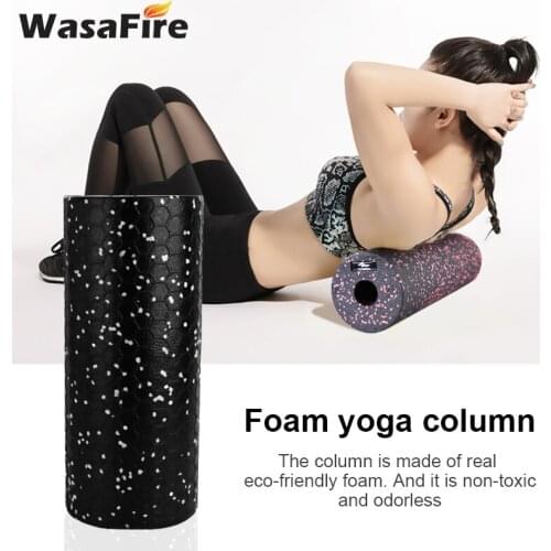 Home High Hardness Foam Yoga Column Body Shaping Roller Fitness Massage Equipment For Gym Yoga Pilates Sports