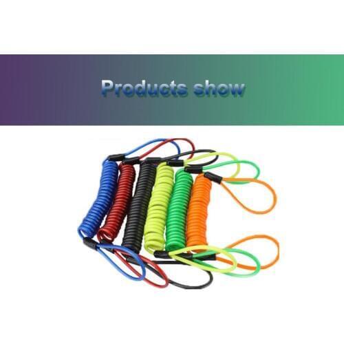 Motorcycle Reminder Cable Security Reminder Bike Scooter Scooter Safety Anti-theft Disc Lock Rope Motorcycle Safety