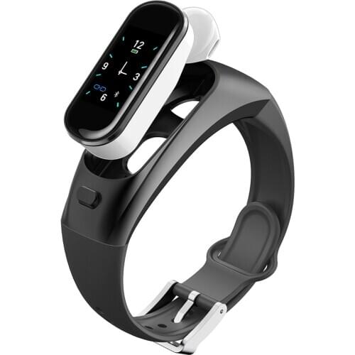 Smart Bracelet H109 Sports BT Earphone Watch Intelligent Heart Rate Blood Pressure Waterproof Fitness Bracelet watch