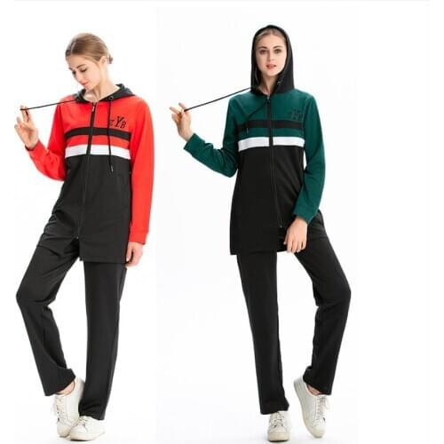 Running Womens Tracksuit Ladies Jogging Suits Training Set Womens Sweat Suit Set Gym Zipper Hoodie Loose Casual Sport Female