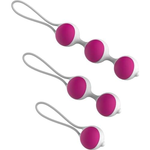 Shrinking Ball Silicone Vibration Masturbator Sex Toys For Woman Adult Product Vaginal Dumbbell Exerciser Balls G-Spot Vibrator