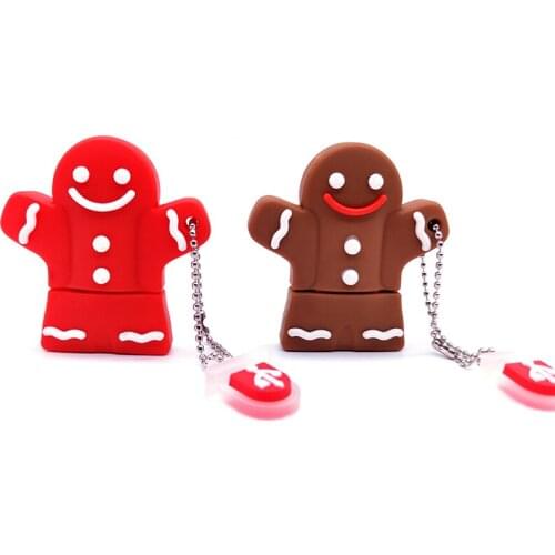 Usb Flash Drive Memory Usb Stick Pendrive 4GB 8GB 16GB 32GB 64GB 128GB Christmas Cartoons USB 2.0 Memoria Flash U Disk Pen Drive