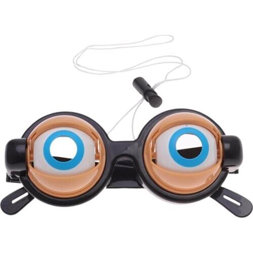 Crazy Eyes Funny Glasses Children Toys Funny Party Plastic Glasses Boy Girl Game Play Toys