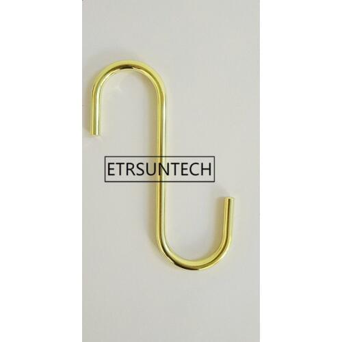 Gold S Type Hooks Nordic Exquisite Sundries Curtain Key Storage Hook for Home Kitchen Organizer Decor