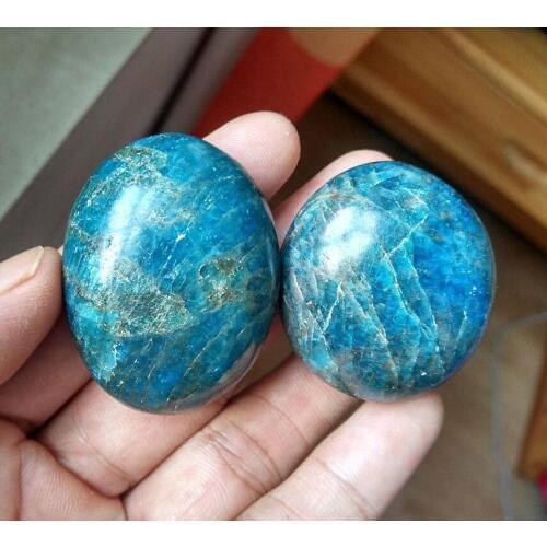 1pcs Natural apatite Crystal polishing specimen Healing