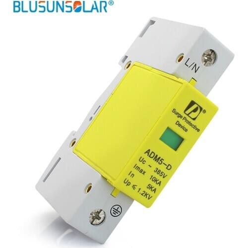 10 pieces/lot SPD 1P 10KA 385V AC high quality House Low-Voltage Lightning Arrester Surge Protection Device
