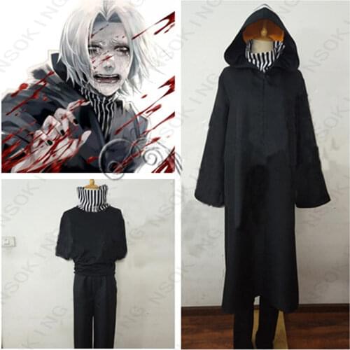 Anime Tokyo Ghoul:re Takizawa Seido Cosplay Costume Tokyo Ghoul