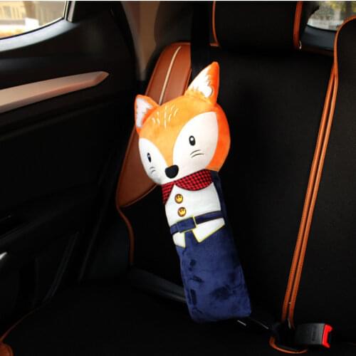 Car Seat Belt Shoulder Cover Cartoon Adult Children Pillow Sleeping Comfort Doll Creative Gift Baby Stroller Seat Belt Cover
