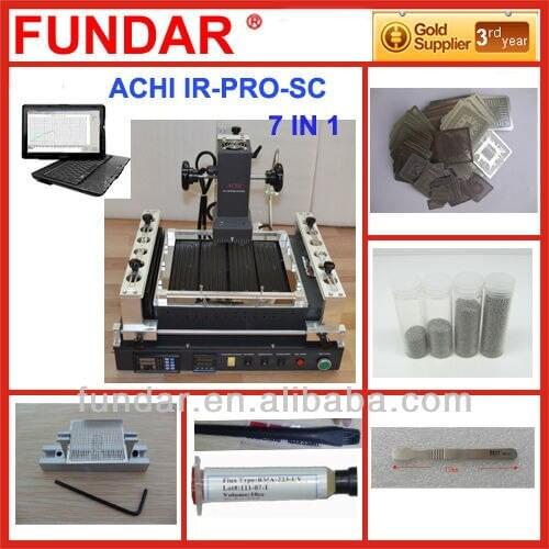Free shipping New ACHI IR PRO-SC V4 dark IR BGA rework station with free 6 in 1 bga reballing kit
