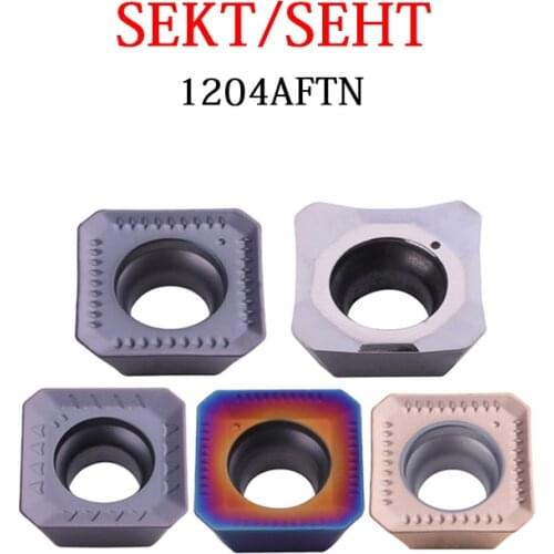 CNC Milling Blades 10PCS/Box SEKT SEHT SEKT1204AFTN SEHT1204AFFN Processing Steel Stainless Steel Aluminum Alloy HIgh Quality