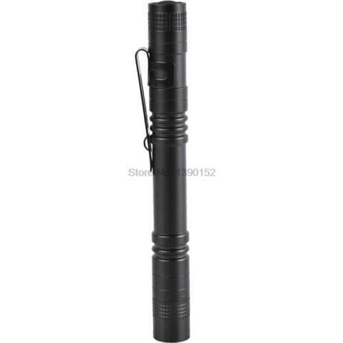 By dhl 100pcs practical Portable Mini LED Flashlight Torch Flash Light 300LM Hunting Camping Lamp By 2xAAA battery