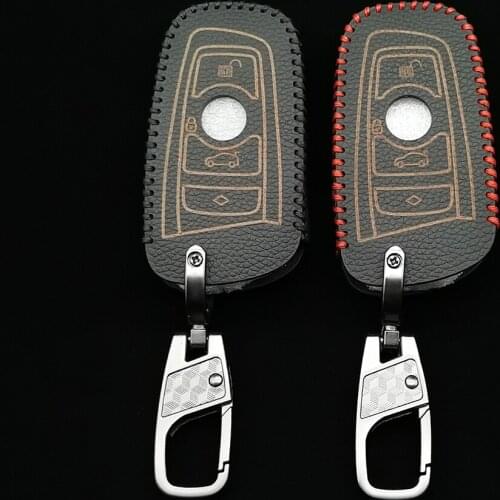For BMW 520 525 f30 f10 F18 118i 320i 1 3 5 7 Series X3 X4 M3 M4 M5 New Style Soft Leather Car Key Case Protection Cover