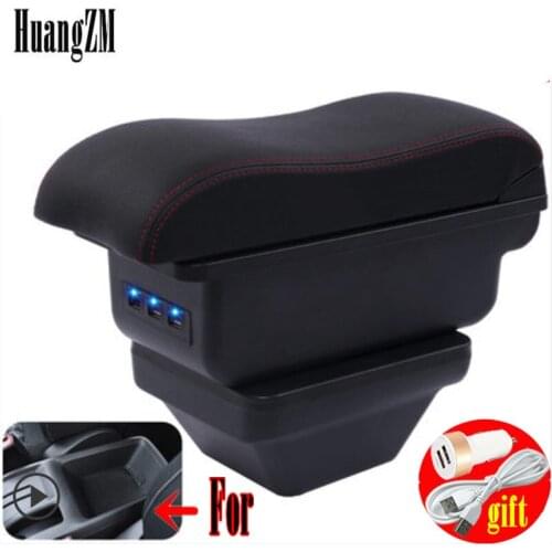For MG ZS armrest box central Store content box products interior Armrest Storage car-styling accessories part 2017-2019