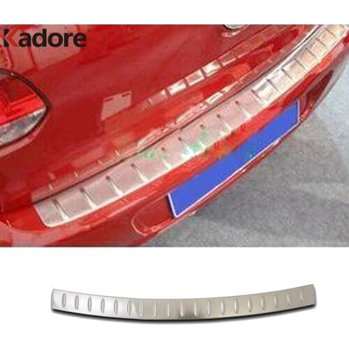 For Volkswagen Golf 6 MK6 TSI GTI 2009-2012 2013 2014 Stainless Steel Outer Rear Bumper Trunk Guard Cover Door Sill Plate Trim