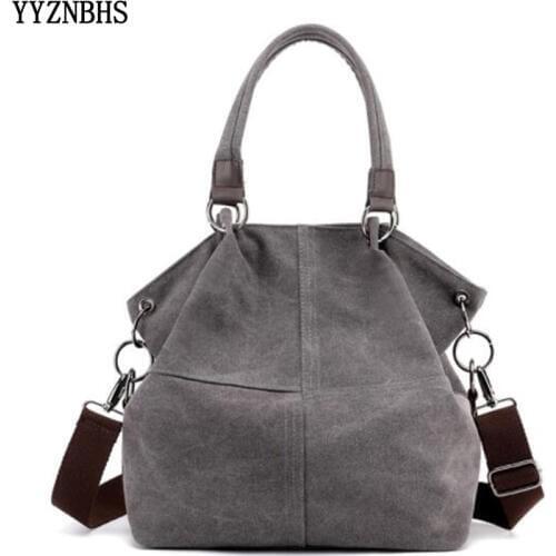 Hot Brand Canvas Bag Tote Bags Women Canvas Handbag Women Shoulder Bag Female Messenger Crossbody Bags Bolsa Feminina Sac A Main