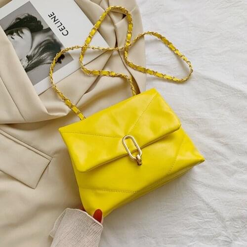 Embroidery Thread Small PU Leather Crossbody Bags For Women 2021 Trend Womens Branded Trending Shoulder Handbags