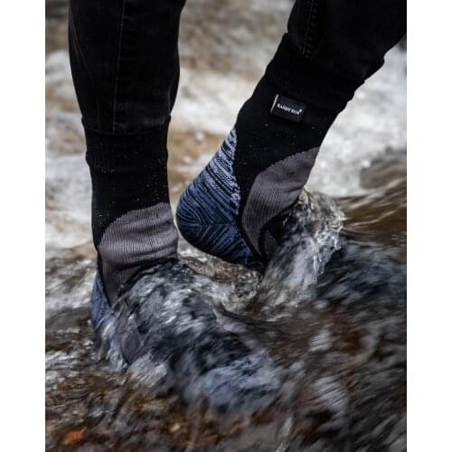 RANDY SUN Unisex Waterproof Breathable Outdoor Sports Sweat Wicking Soft Hiking Summer Trekking Climbing Fishing Bicycle Socks