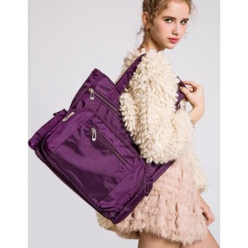 Bag again 022517 new hot good quality women handbag female big nylon bag