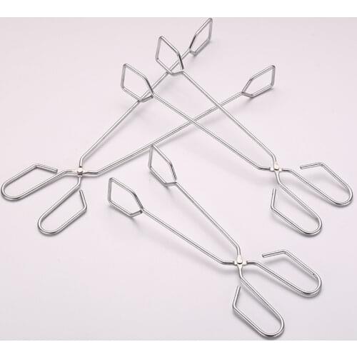 New Convenient BBQ Tools Stainless Steel Scissors Type Grilled Food Clip Barbecue Accessories Portable Tongs Outdoor Gadget