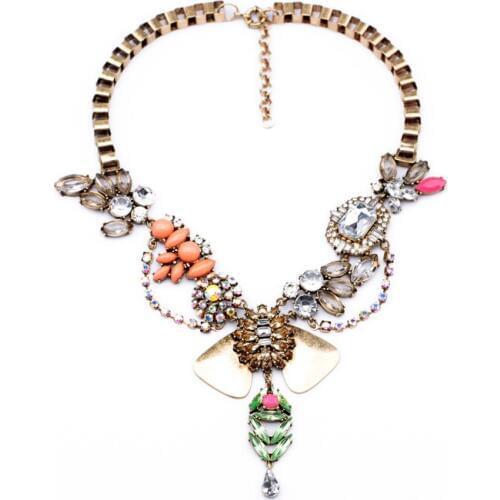 Bulk Price Wedding Party Bullet Crystal Necklace