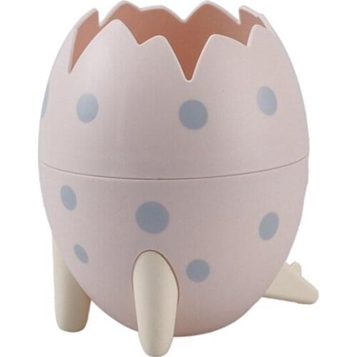 Egg Style Storage Bucket Pen Tube Fashion Cartoon Tripod Storage Box Dressing Table Makeup Brush Pen Storage Box