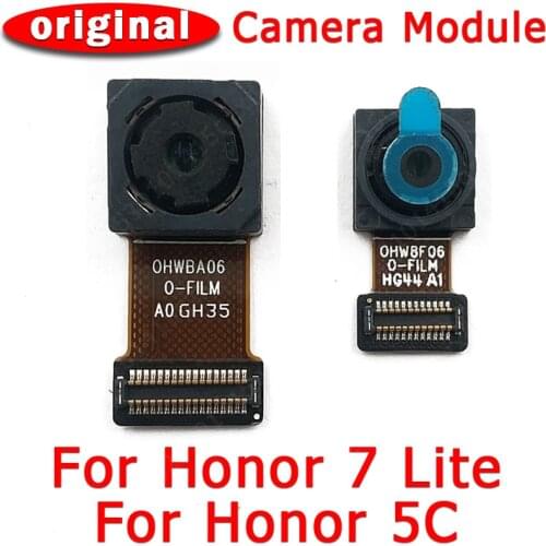 Original Front Rear Back Camera For Huawei Honor 7 Lite 7Lite 5C GT3 Main Facing Camera Module Flex Replacement Spare Parts