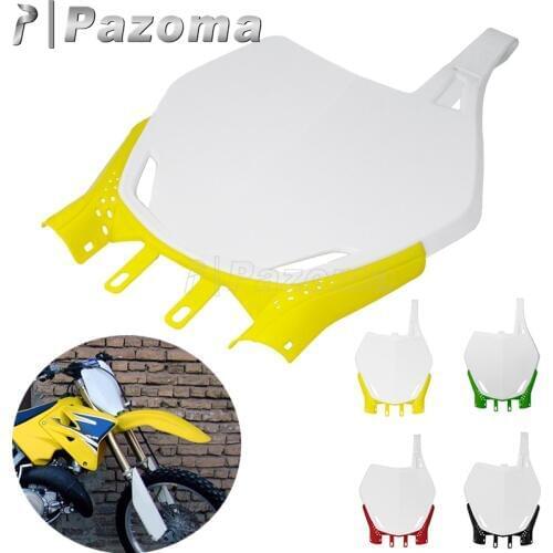 Motocross Off Road Front Number Plate For Honda Yamaha Suzuki RMZ RM DRZ 125 250 450 SXF SX XCW XC EXC XCF WR YZ CRF KLX