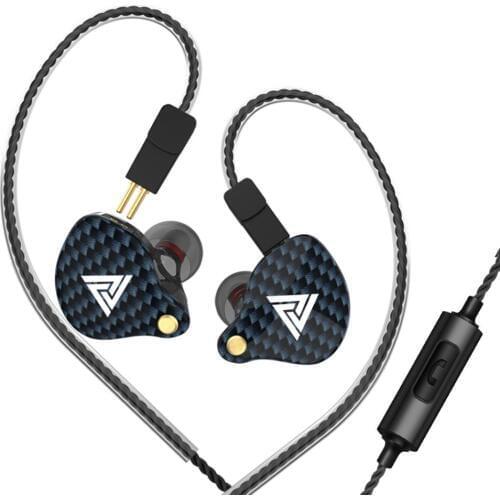 QKZ VK4 Wired Earphone Heavy Bass In-Ear Earphones With Mic For most mobile phones, tablets, laptops, MP3 (Detachable)