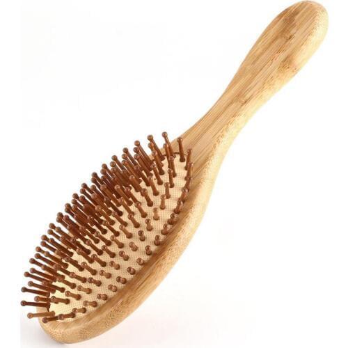 Hair Comb Bamboo Airbag Massage Comb carbonized solid wood bamboo cushion anti-static hair Brush combs travel home health care