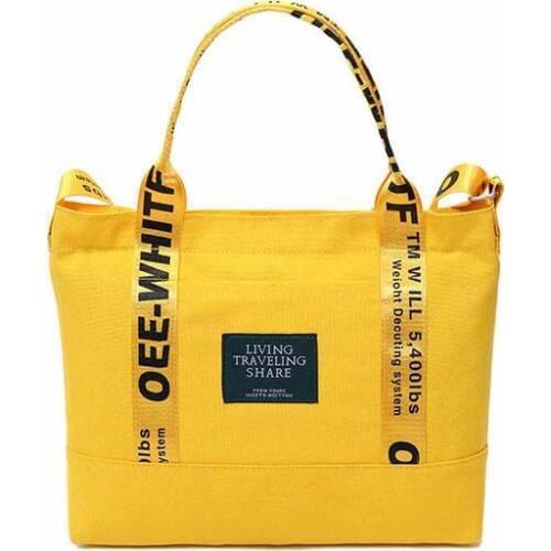 2020 new Korean version of the portable canvas handbags spring women`s single shoulder diagonal fashion wild canvas handbags