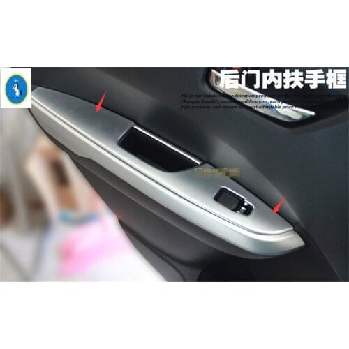 Yimaautotrims Car Inner Door Window Lift Regulator Switch Button Cover Trim 4 Pcs Fit For Suzuki Vitara Escudo 2015 - 2021 / ABS