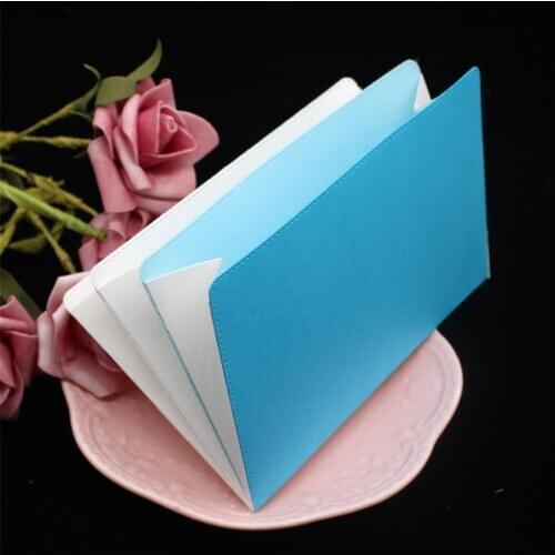 ZFPARTY Large Accordion Pockets Metal Cutting Dies Stencils for DIY Scrapbooking Decorative Embossing DIY Paper Cards