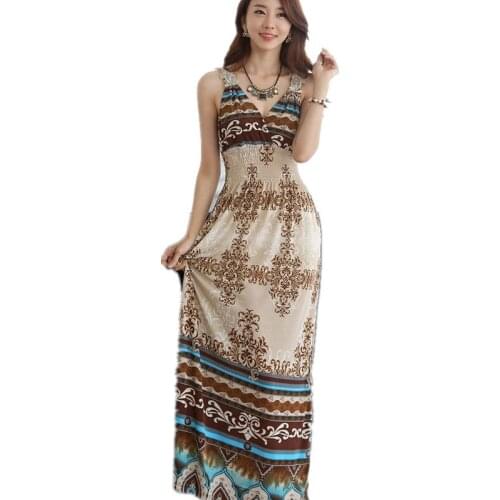 2022 New Women Casual korean fashion women Elegant Wrapped Neck Summer crochet embroidery tunic beach long Maxi Dress