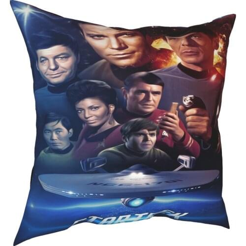 Star-Trek Pilow Case Cushions Recreation Blue And White Cushion Covers Pilow Case Brand Pillowcase Pillow Cover Pillowcase