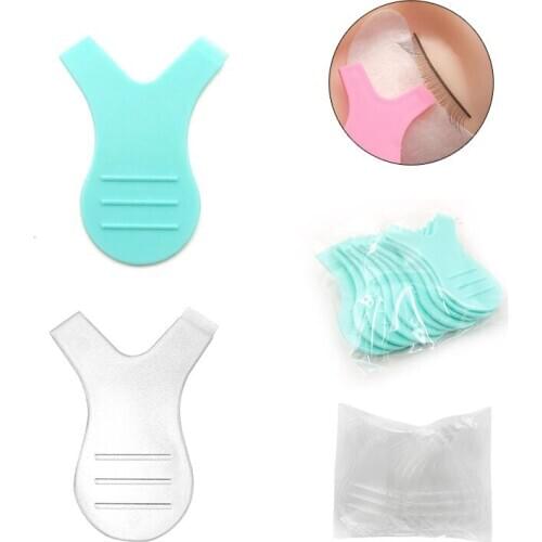 10Pcs Reuseable Lash Lift Y Brush Plastic Soft Mini Eyelash Perming Curling Supplies Comb Eyelash Extension Tools Clean Up