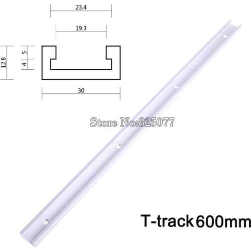 2PCS T-tracks Length 24inch 600mm T-tracks T-slot Miter Track Jig Fixture Slot For Router Table Saw KF713