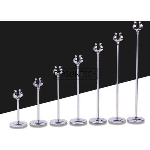 30pcs Stainless steel Round Shape place card holder Wedding favor and gift for guests Wedding table name card holder seat clamp