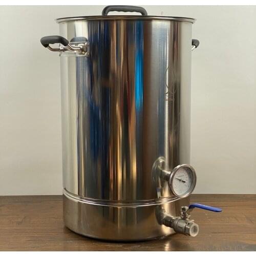 38L (8.5Gal) Wort kettle brewing, Brew Kettle Stainless steel tank 304